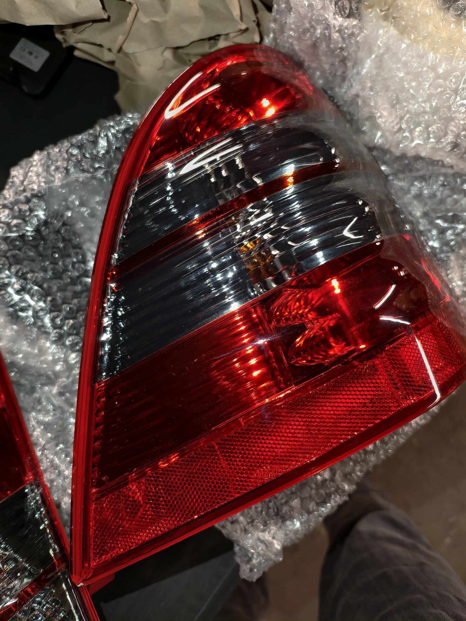 Achterlichten MERCEDES W163 ML M-Klasse 03 98-05 ROOD SMOKE LED