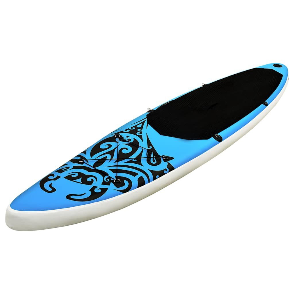 vidaXL Stand Up Paddleboardset opblaasbaar 320x76x15 cm blauw