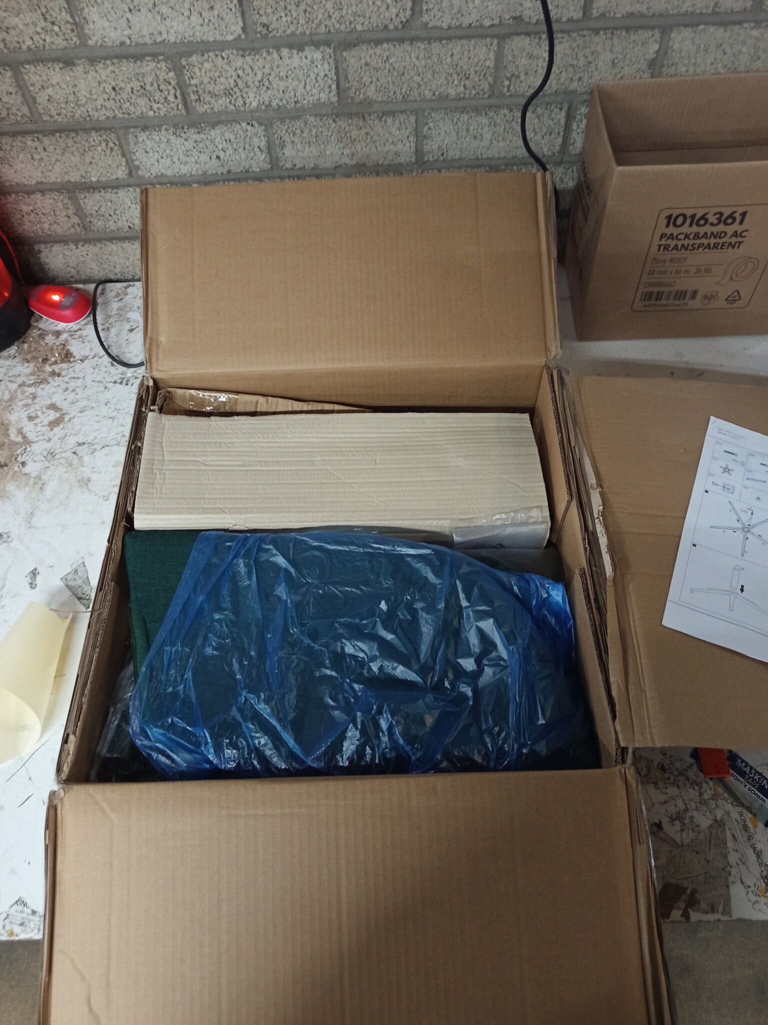 vidaXL Kantoorstoel draaibaar stof donkergroen