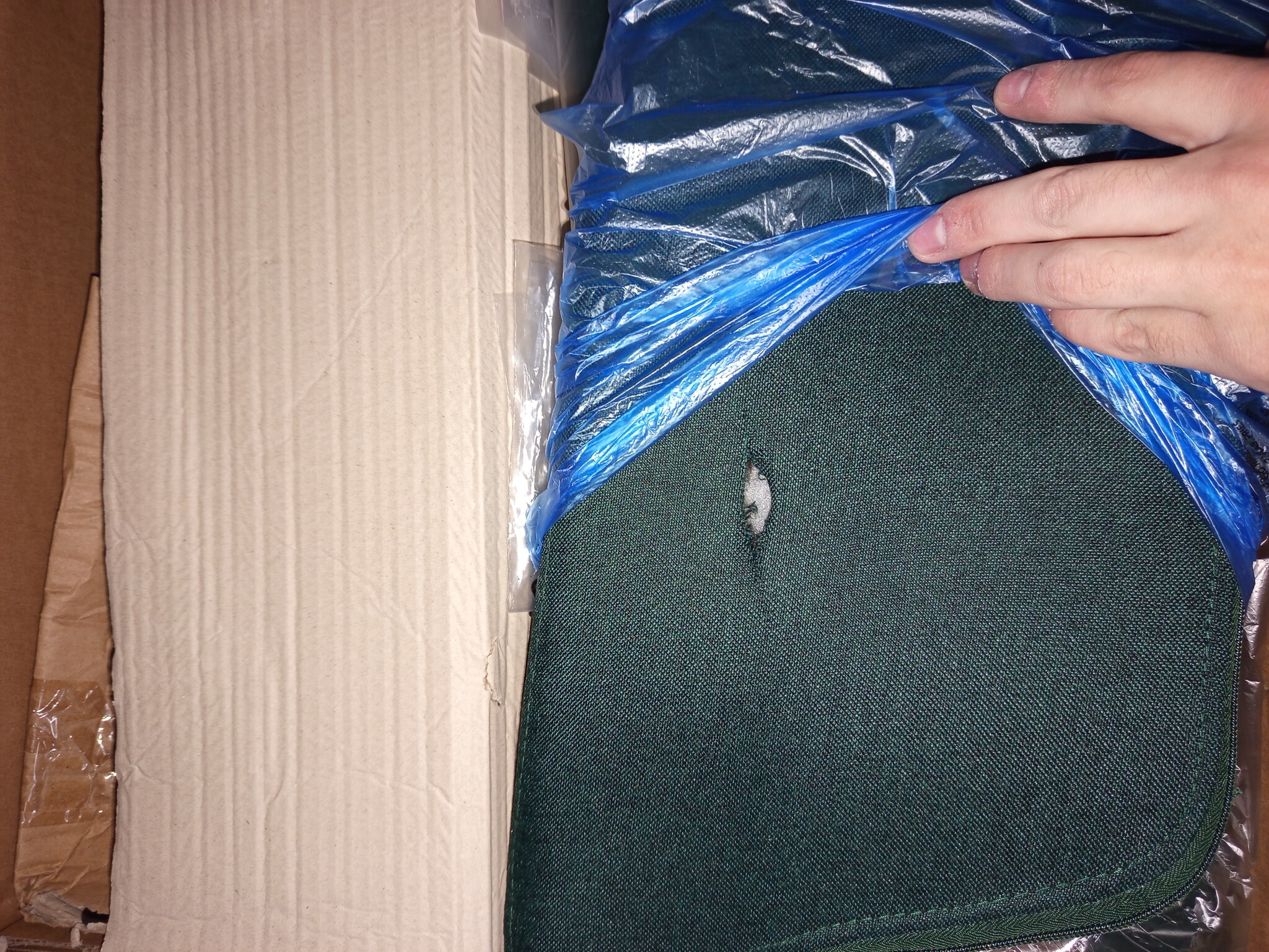 vidaXL Kantoorstoel draaibaar stof donkergroen