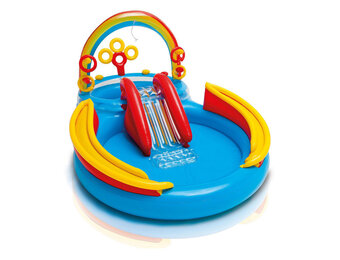 INTEX Regenboog Zwembad met Glijbaan - Speelplezier - Nu met 65% Korting!