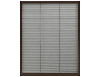 Plissé Raamhor 80x100cm Bruin - 40% Korting! Nu! Exclusief Retour