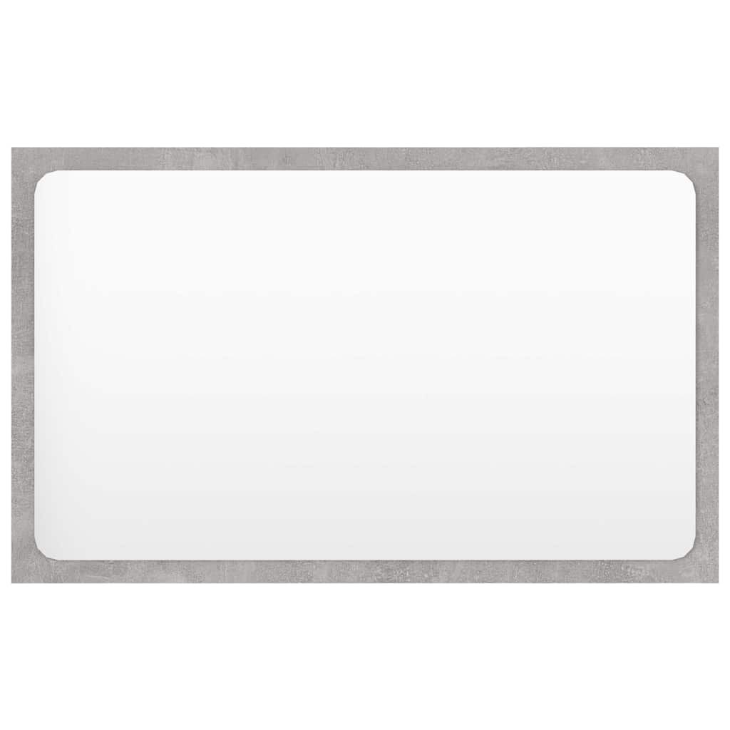 vidaXL 2-delige Badkamermeubelset bewerkt hout betongrijs