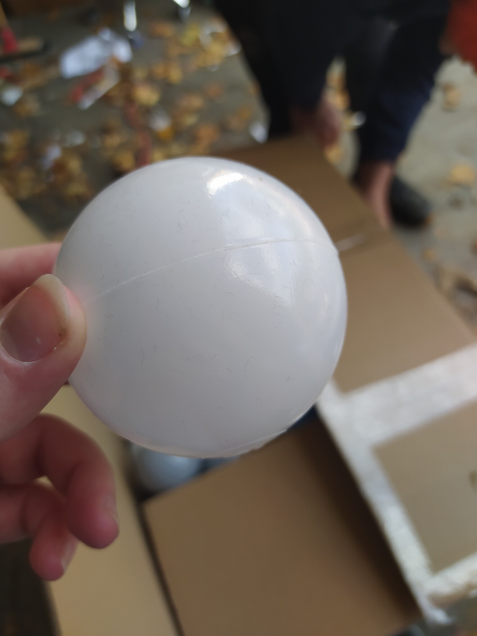 Ballenbak XXL 700 ballen 130 x 40 cm ballenbad rond grijs