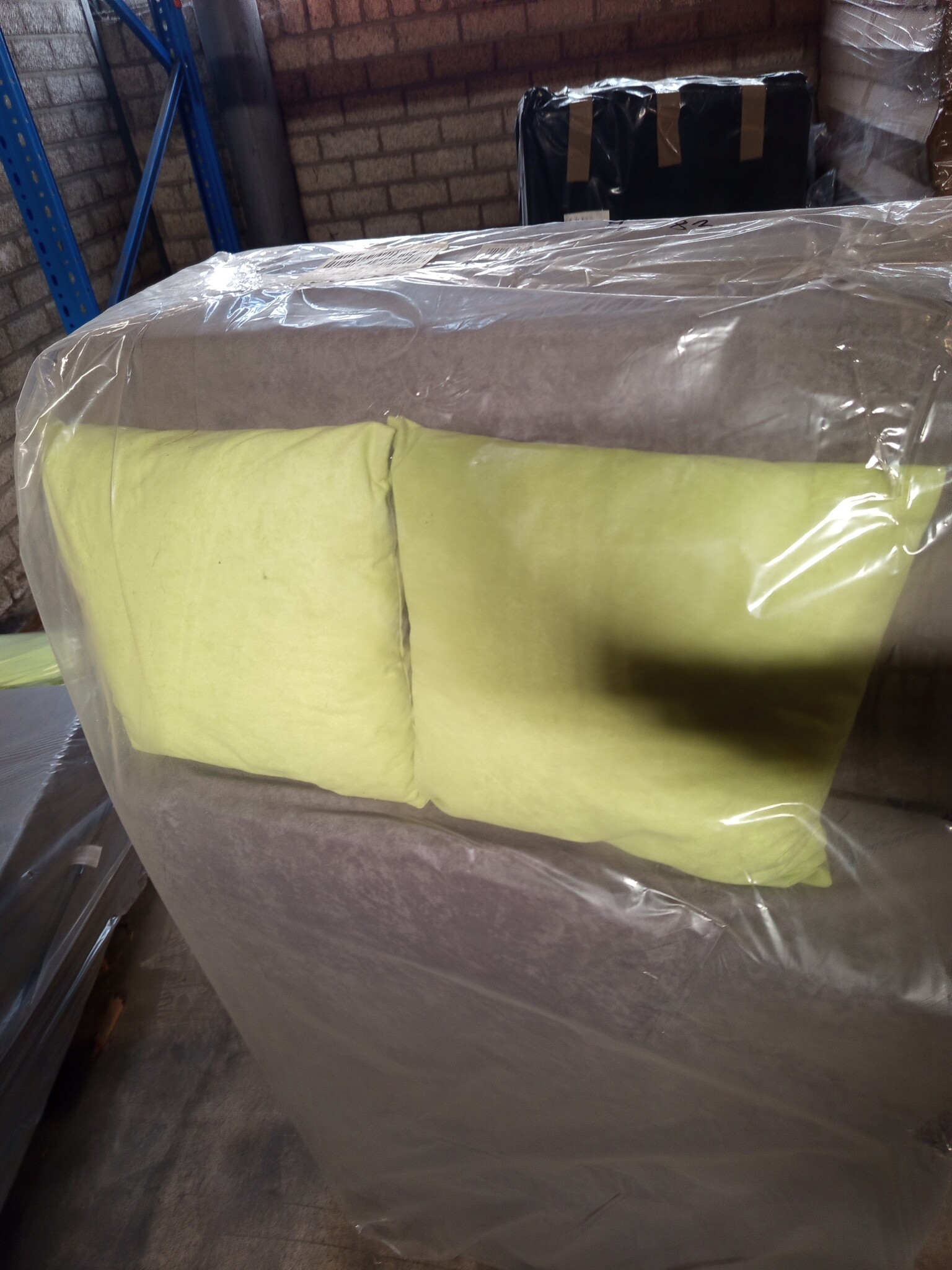 Logeermatras opvouwbaar 200 x 70 x 15 cm met kussens