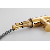 Gouden Keukenkraan met Uitrekbare Kop - 55% Korting!