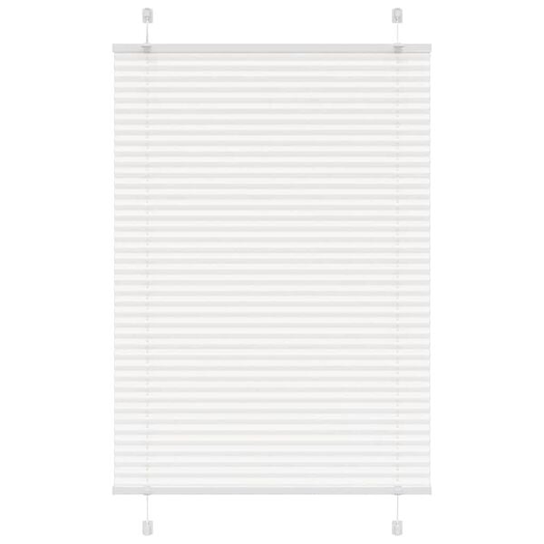 vidaXL Plissé rolgordijn Wit 90x100cm - 40% Korting!