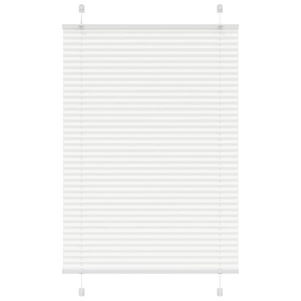 vidaXL Plissé rolgordijn Wit 90x100cm - 40% Korting!