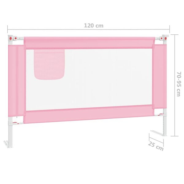 VidaXL Bedhekje Peuter Roze - 40% Korting! Veilig slapen gegarandeerd.