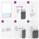 VidaXL Verduisterend Rolgordijn Koffie 145x210cm | 65% Korting! | Retourdeal