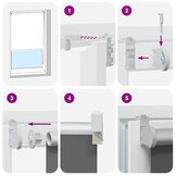 VidaXL Verduisterend Rolgordijn Koffie 145x210cm | 65% Korting! | Retourdeal