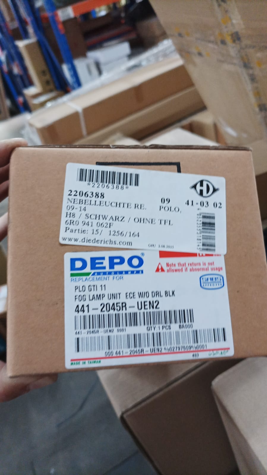 Mistlamp Rechts VW Polo V 6R1/6C1 (2009-heden) - 54% Korting!