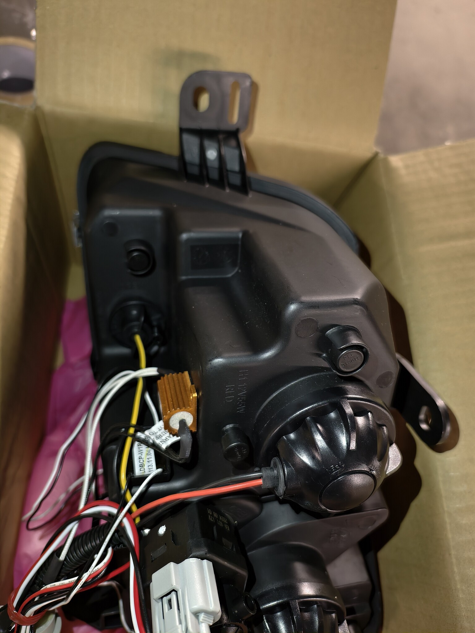 Koplampen FIAT PANDA 03-12 Zwart met LED-parkeerlicht (55% Korting!)