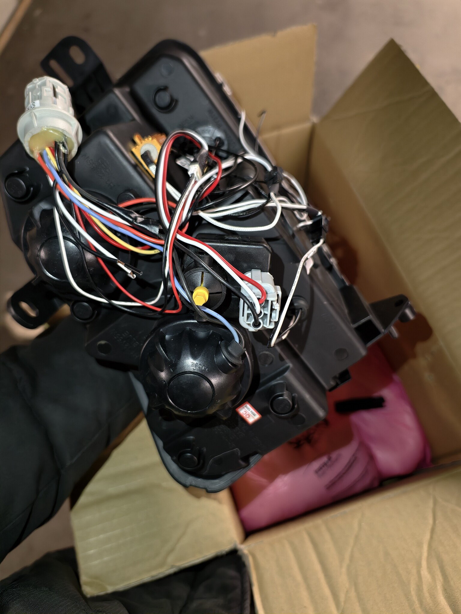 Koplampen FIAT PANDA 03-12 Zwart met LED-parkeerlicht (55% Korting!)