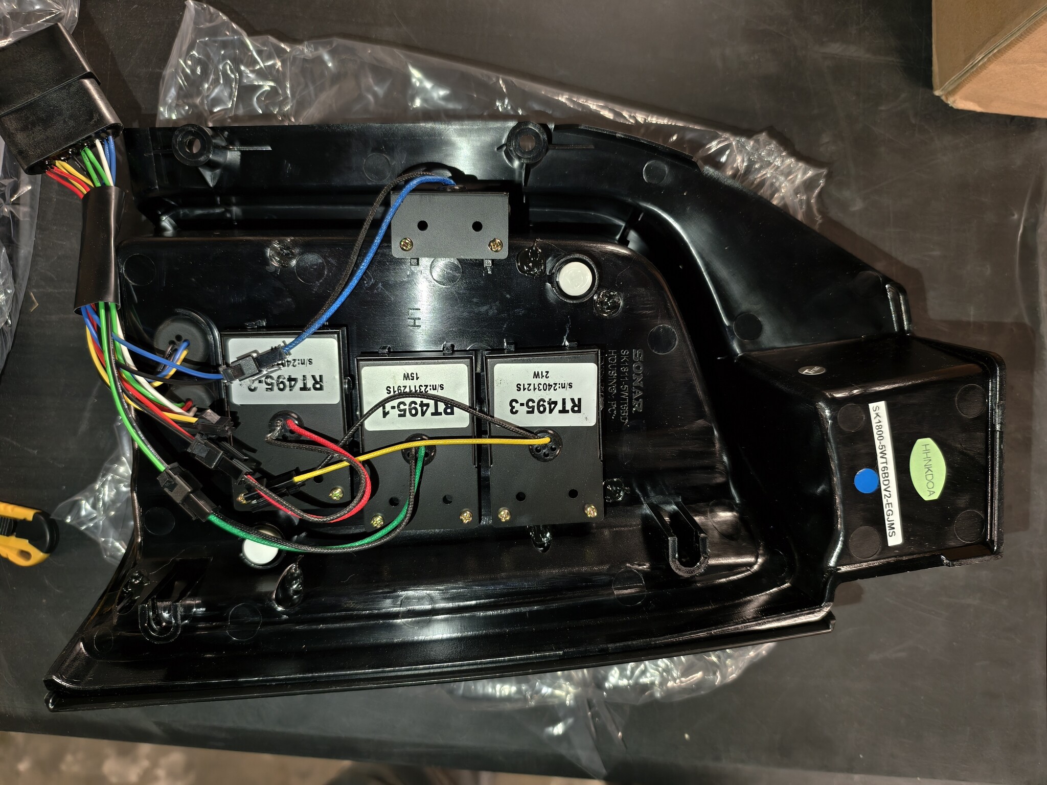 VW T6 Achterlichten LED Zwart Smoke (40% Korting!) - Nieuw!