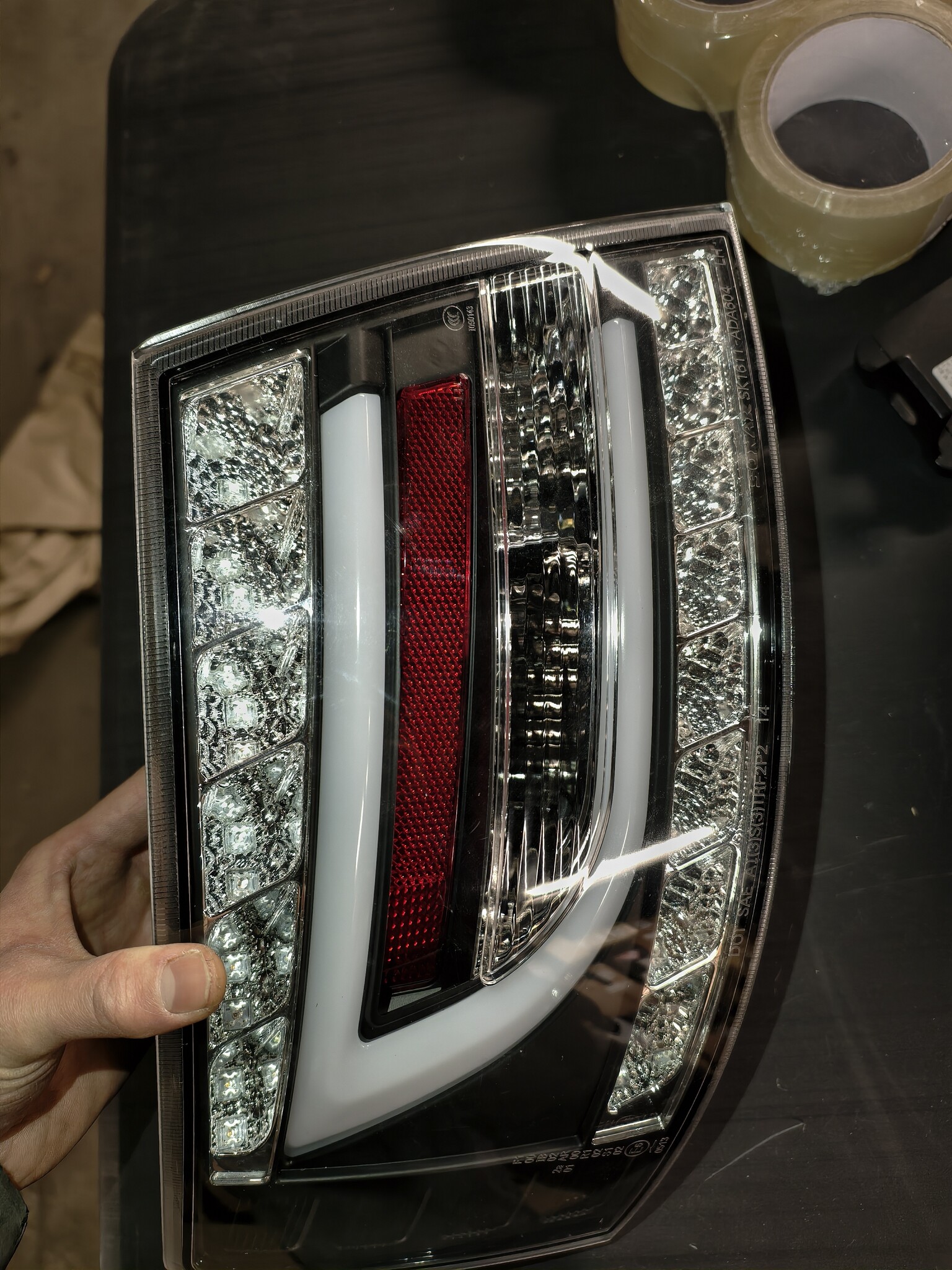 55% Korting: Audi A6 C6 Sedan Achterlichten Zwart LED (04-08) - Kleine Kras