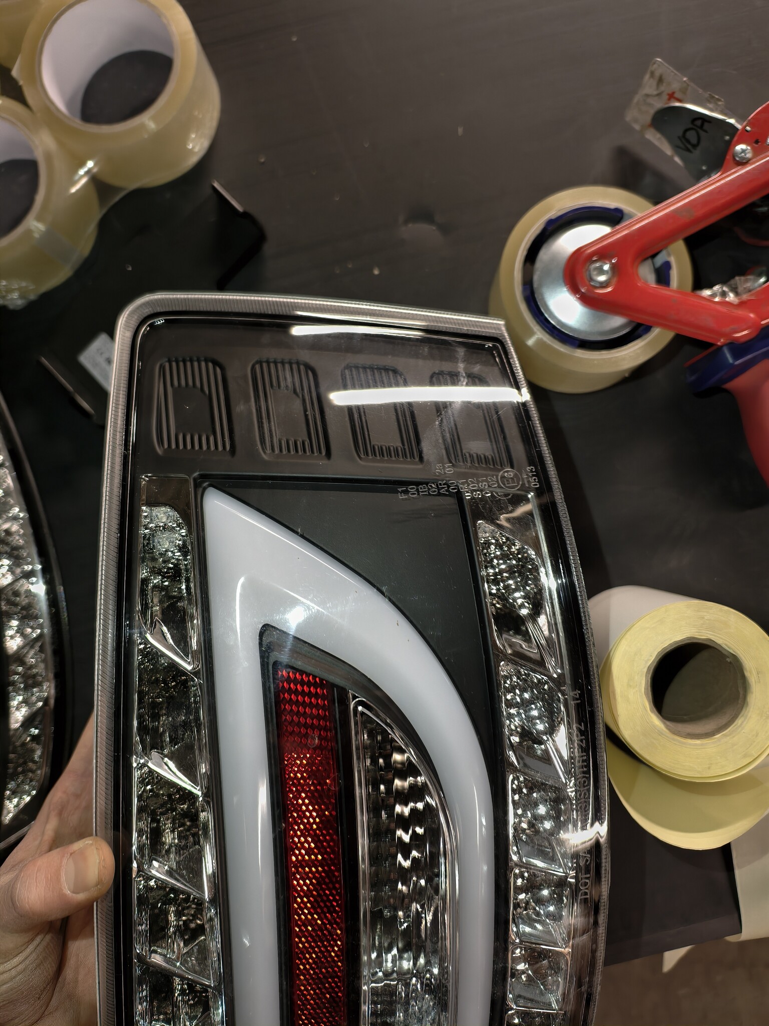 55% Korting: Audi A6 C6 Sedan Achterlichten Zwart LED (04-08) - Kleine Kras