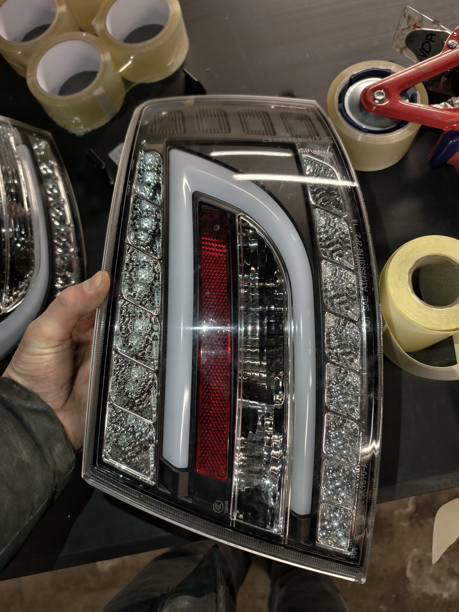 55% Korting: Audi A6 C6 Sedan Achterlichten Zwart LED (04-08) - Kleine Kras