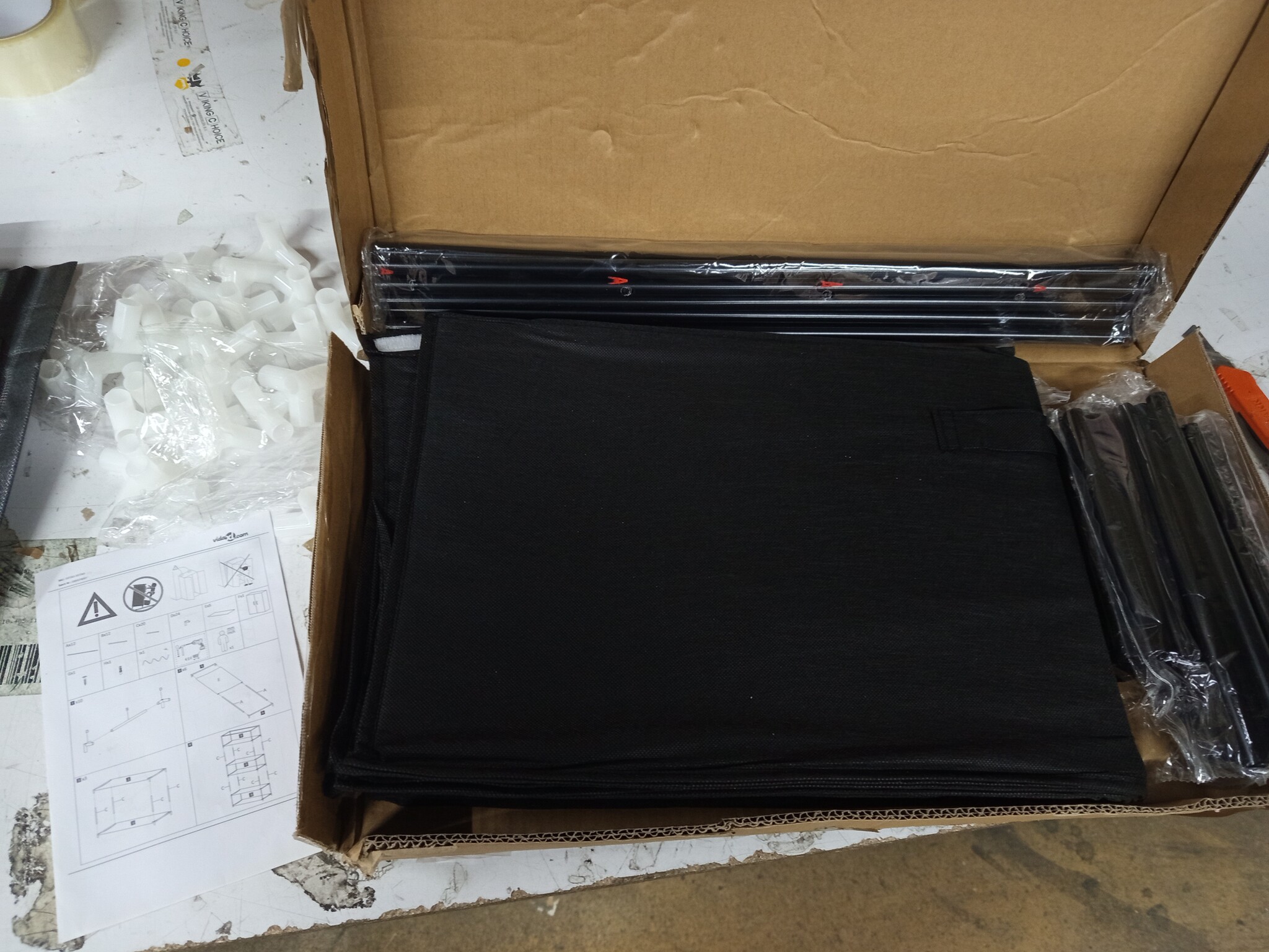 VidaXL Schoenenkast Zwart - 60x90cm | 5 Lagen | 60% Korting!