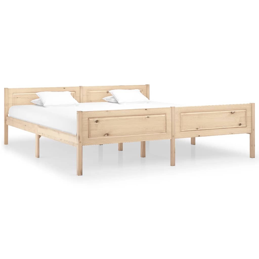 vidaXL Bedframe Grenenhout 180x200 cm - 55% Korting! (Lichte Krasjes)