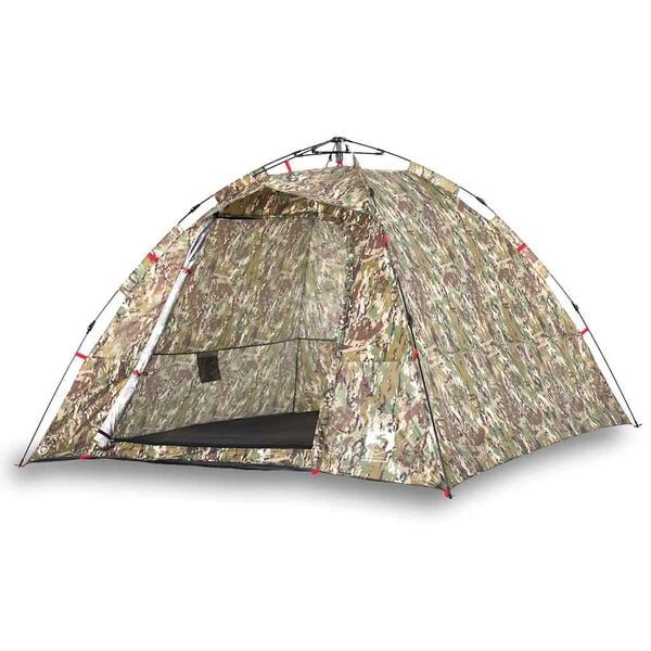 VidaXL 4-Persoons Camouflage Tent - 40% Korting! Snelopzetbaar!