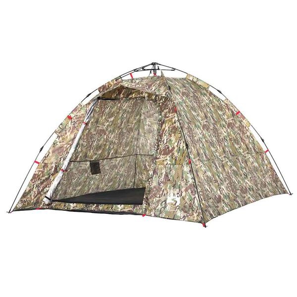 VidaXL 4-Persoons Camouflage Tent - 40% Korting! Snelopzetbaar!