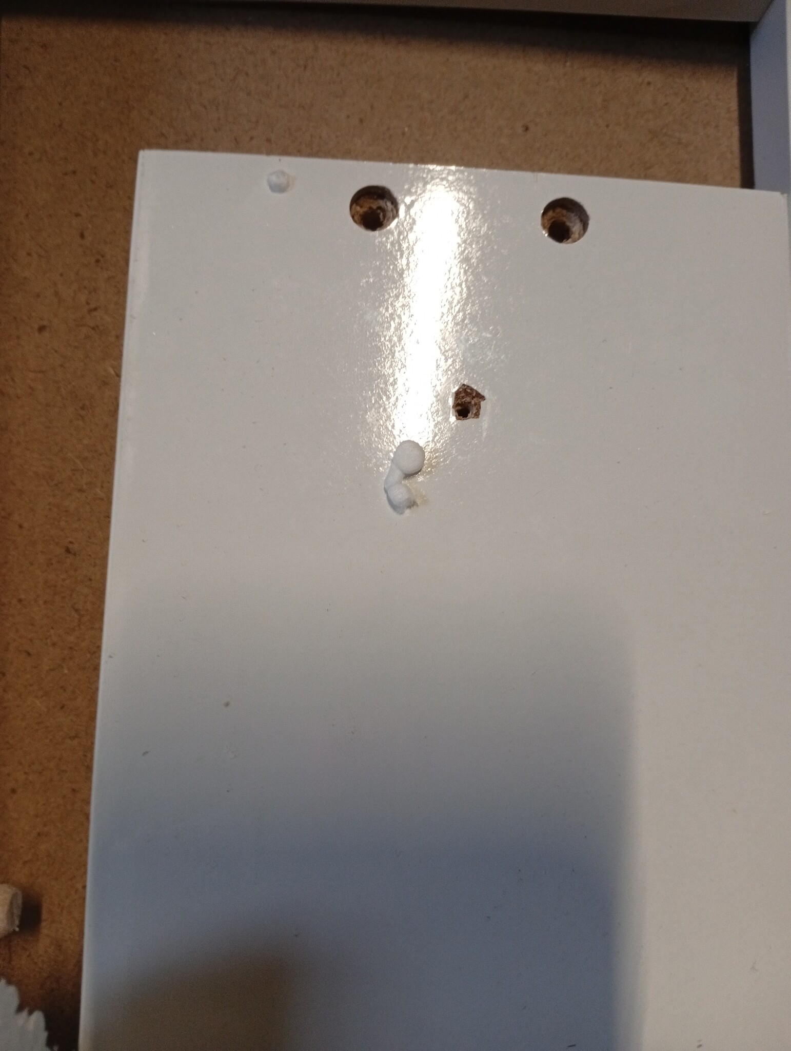 VidaXL Nachtkastje LED Hoogglans Wit Bewerkt Hout - 55% Korting!