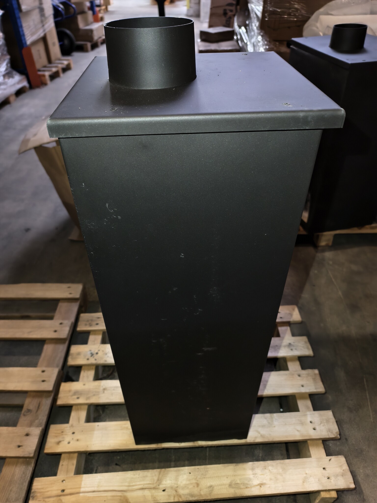 Vrijstaande Houtkachel 8kW Antraciet - 40% Korting! [Unieke Kans]