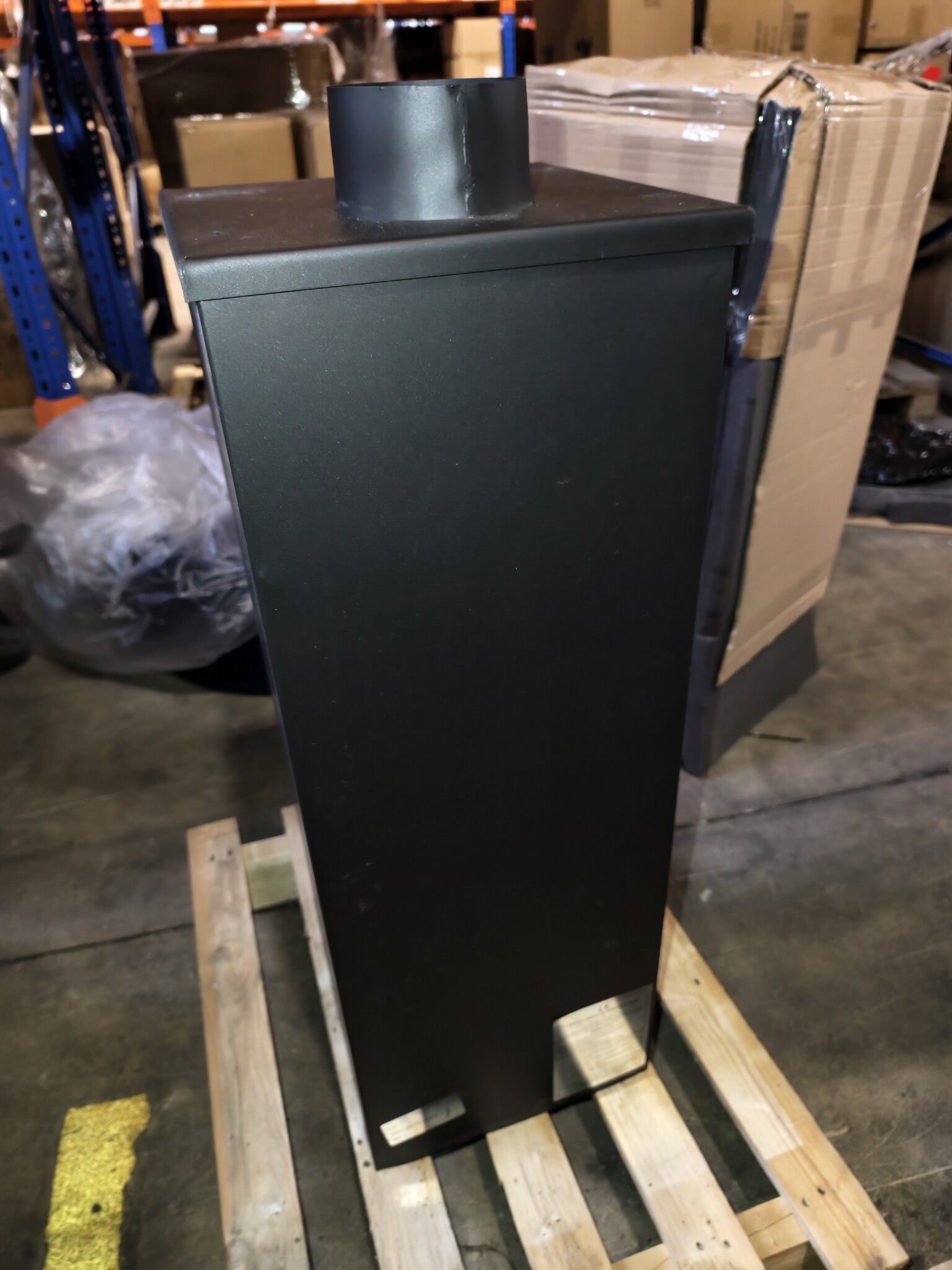 Vrijstaande Houtkachel 8kW Antraciet - 40% Korting! [Unieke Kans]