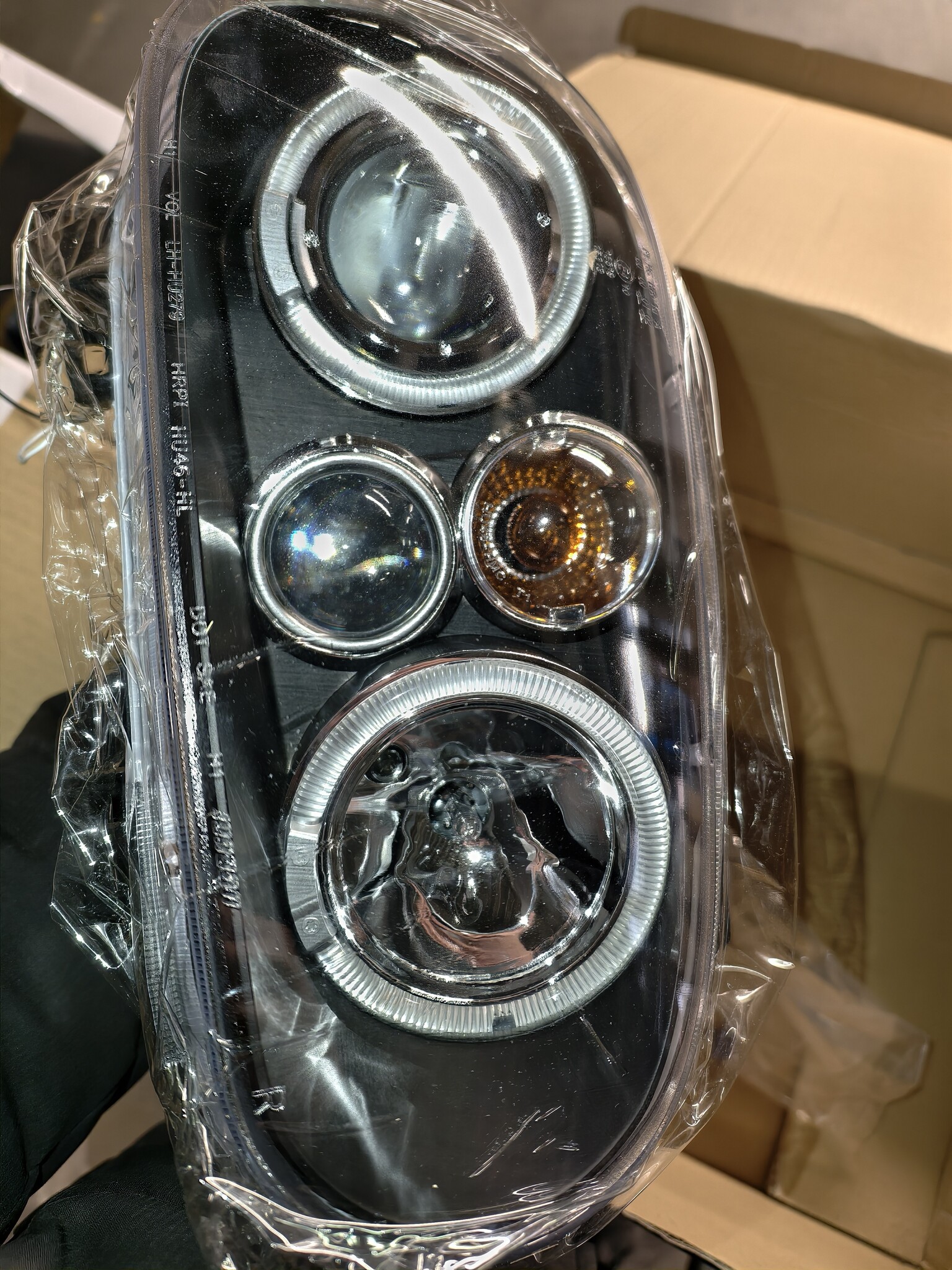 VW Golf 4 Koplampen Dual Halo - Angel Eyes Zwart (55% Korting!)