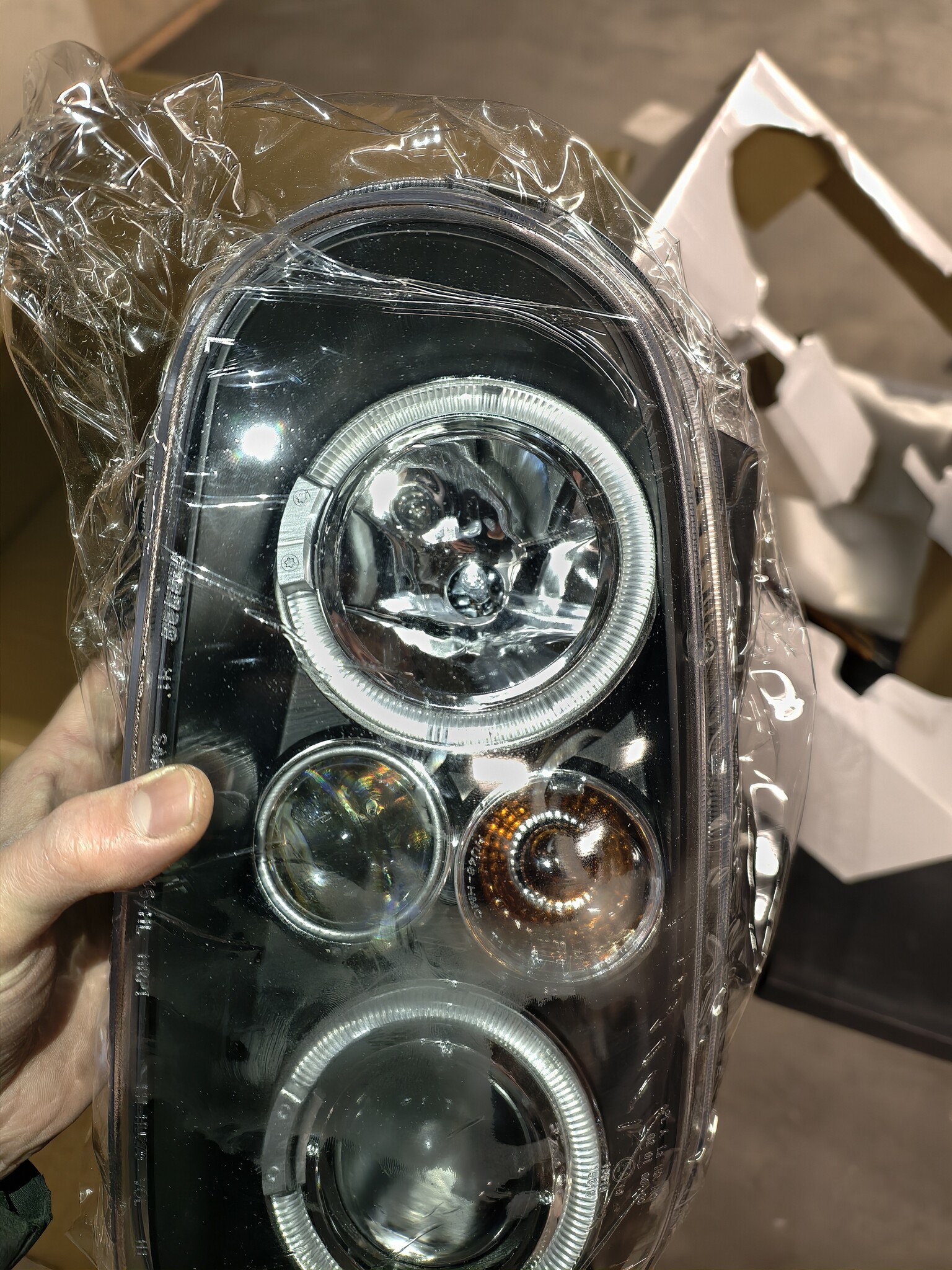 VW Golf 4 Koplampen Dual Halo - Angel Eyes Zwart (55% Korting!)