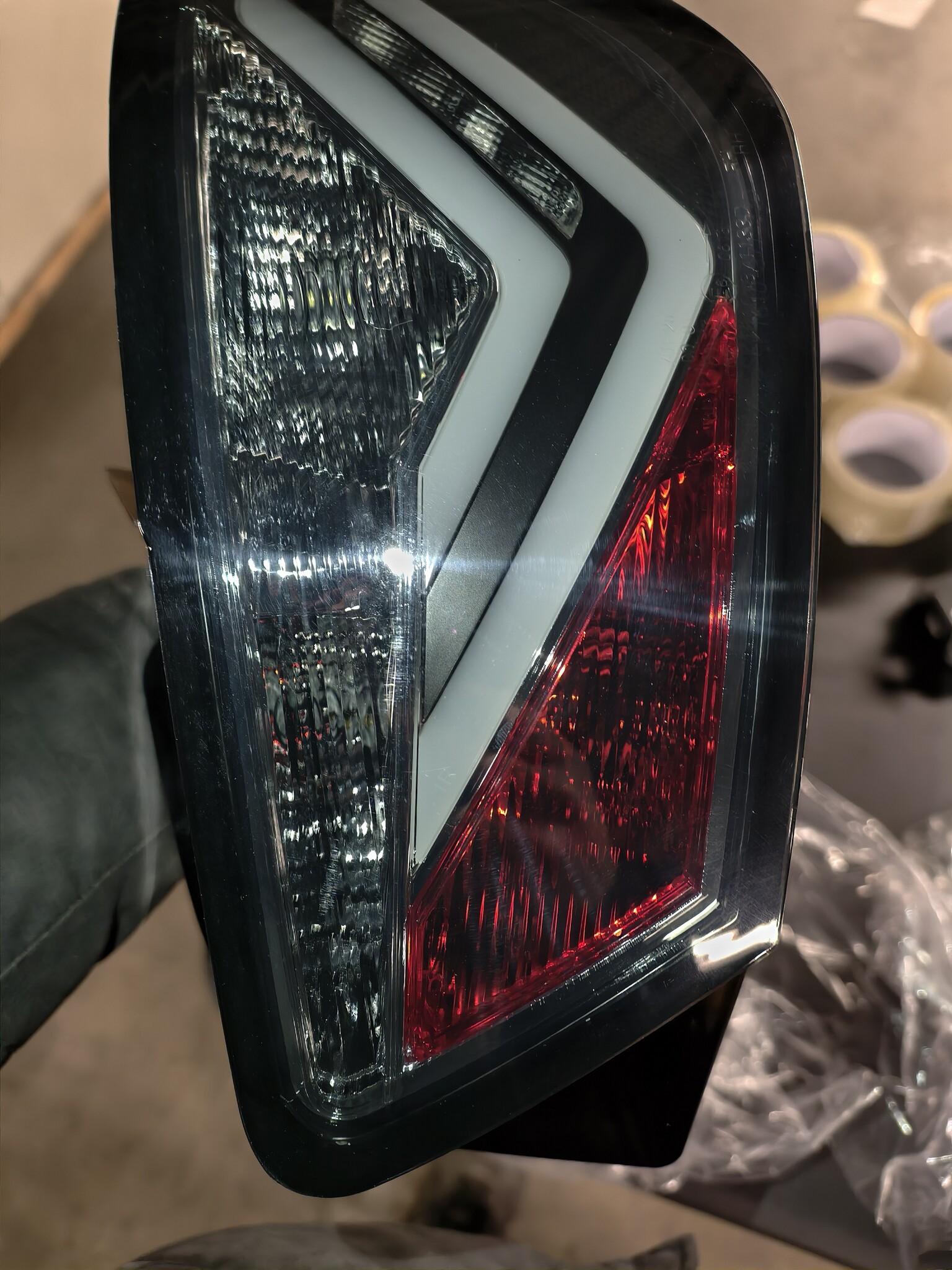 Achterlichten Seat Ibiza 6J 3D 06-12 Rood Smoke LED Strip - 50% Korting!