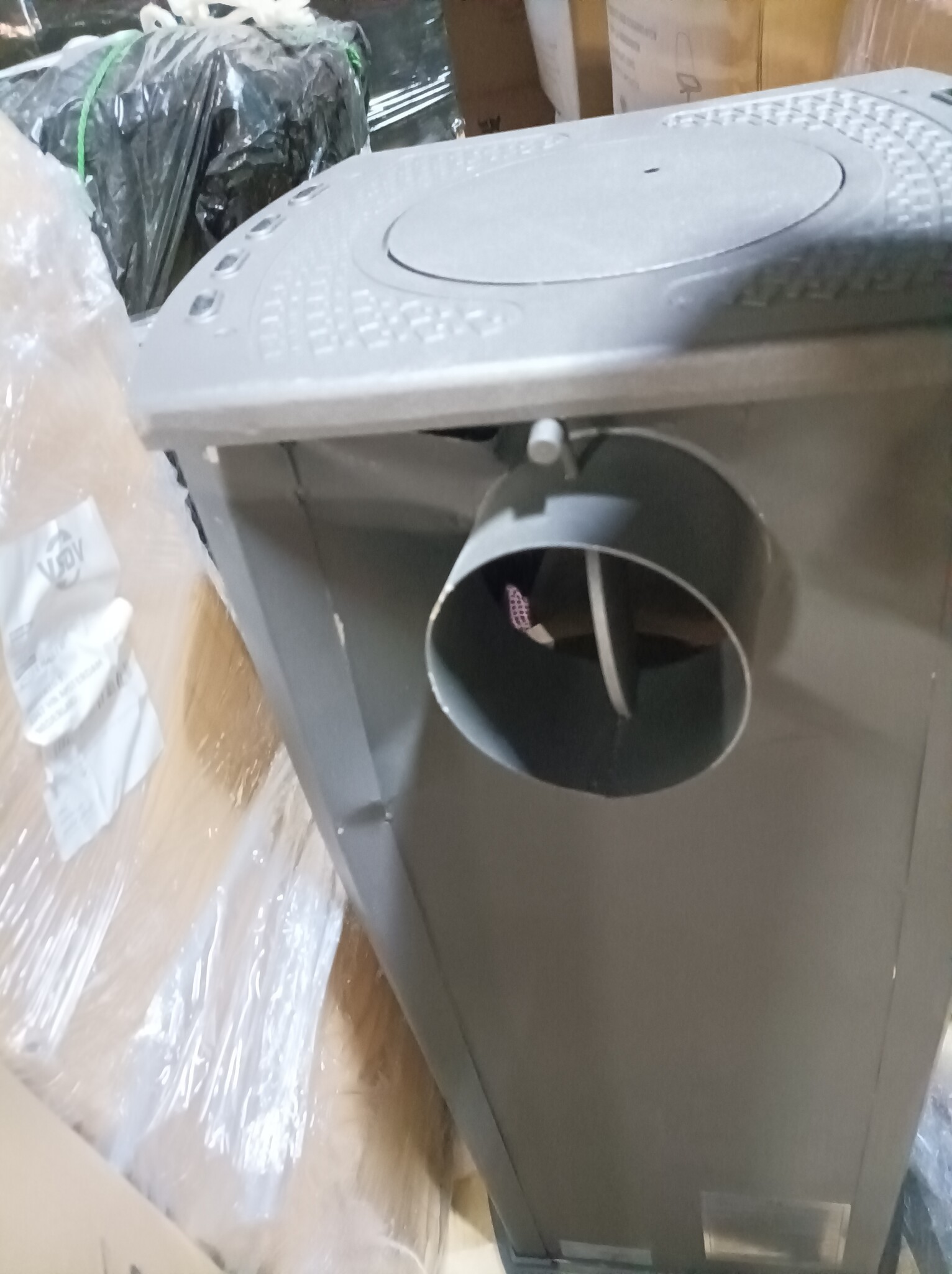 Houtkachel EKONOMIK LUX - Antraciet/Beige - 8,5kW | 54% Korting!