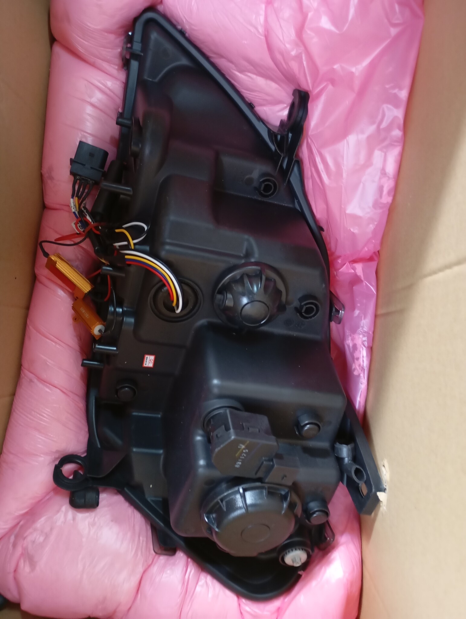 Koplampen MERCEDES W164 ML 05-07 CHROOM - 55% Korting! Gebruikt met lichte krasjes