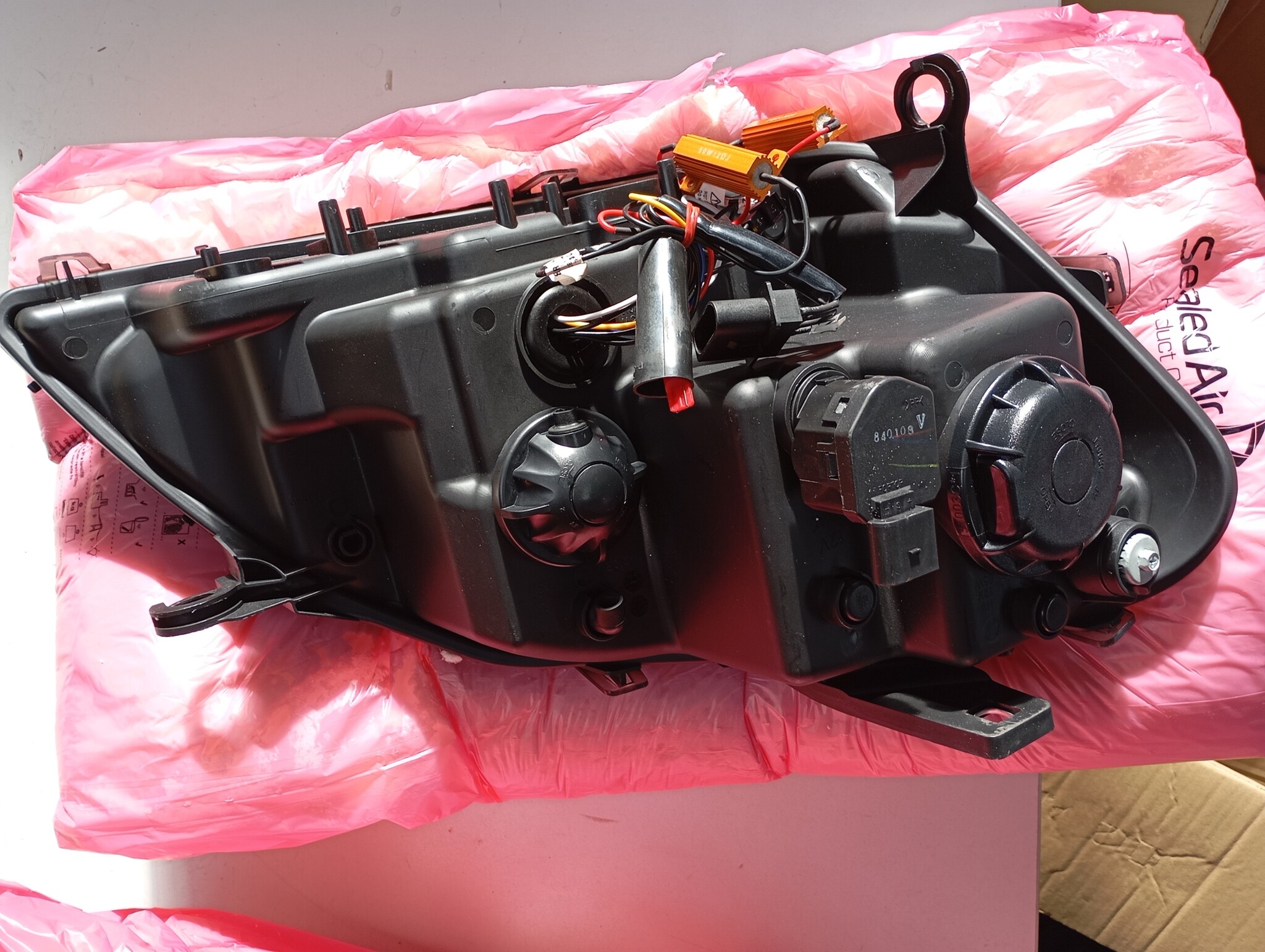 Koplampen MERCEDES W164 ML 05-07 CHROOM - 55% Korting! Gebruikt met lichte krasjes