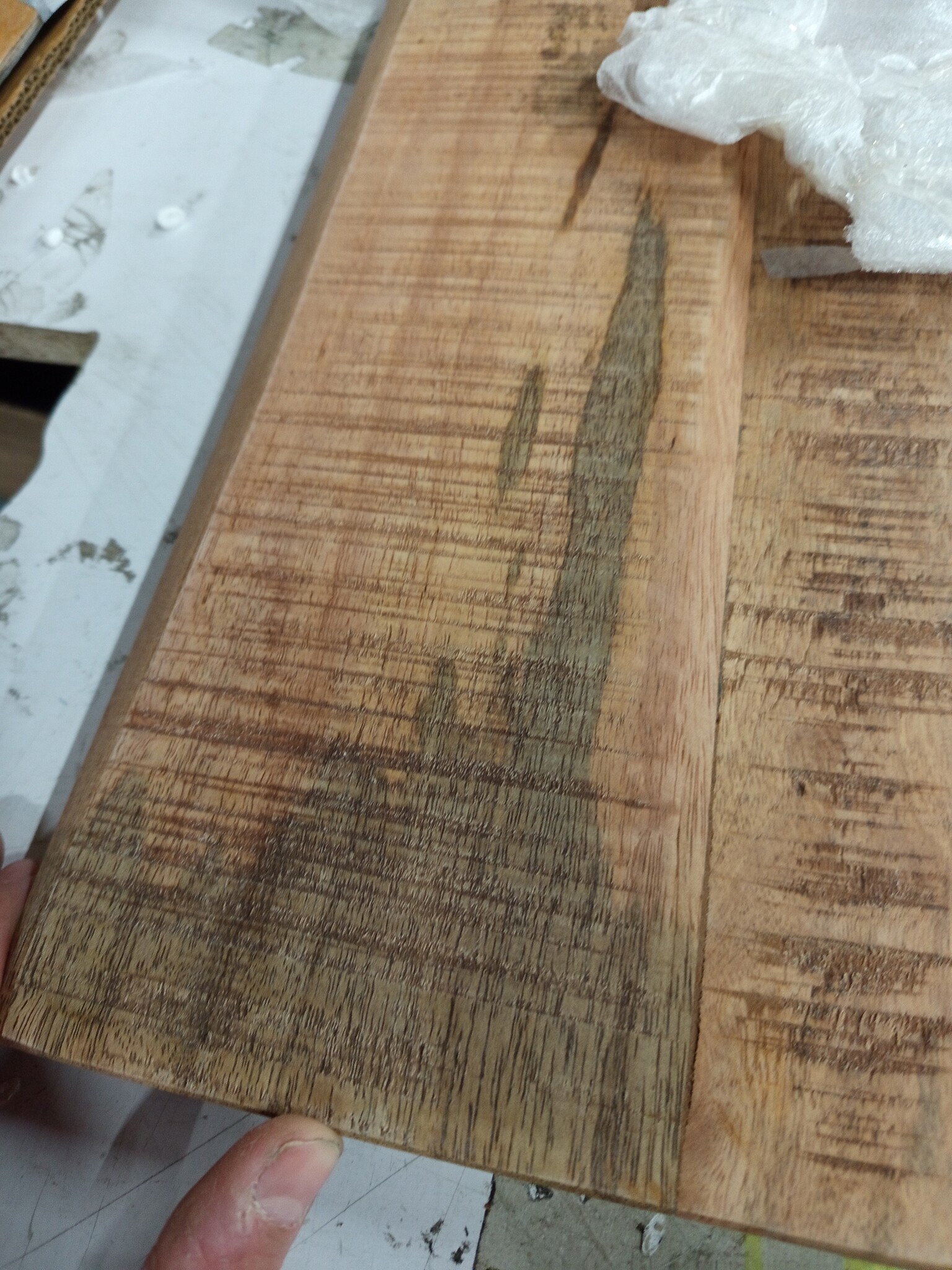 VidaXL Tafelblad Mangohout 160x20cm - 55% Korting! Natuurlijke Rand