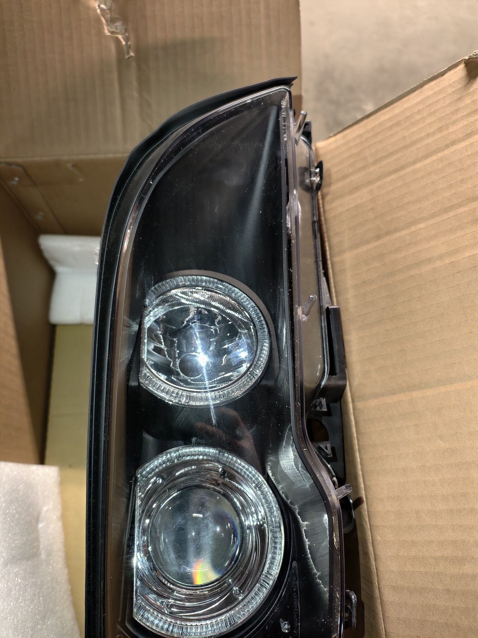 Koplampen BMW E46 (03-06) Dual Halo Angel Eyes Zwart | -55%