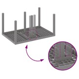VidaXL Tuinstafel Lichtgrijs Poly Rattan - 40% Korting!