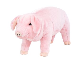 VidaXL XXL Roze Pluche Speelgoedvarken (40% Korting!) - Nieuwstaat