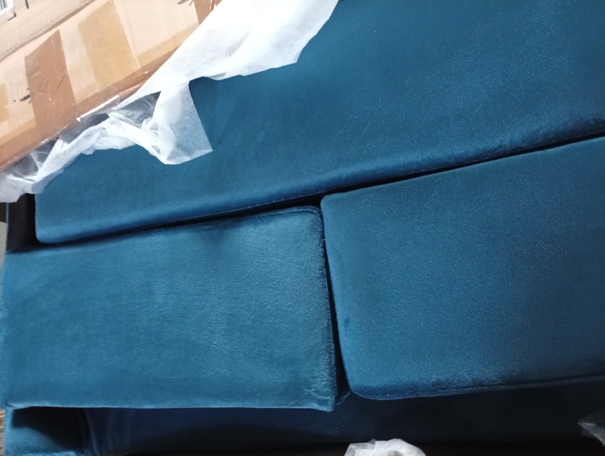 VidaXL Hondenmand Blauw Fluweel 80x45cm - 55% Korting! - Licht Beschadigd