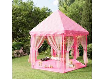 vidaXL Prinsessen Speeltent Roze - 60% Korting! Nu met Lichte Kras
