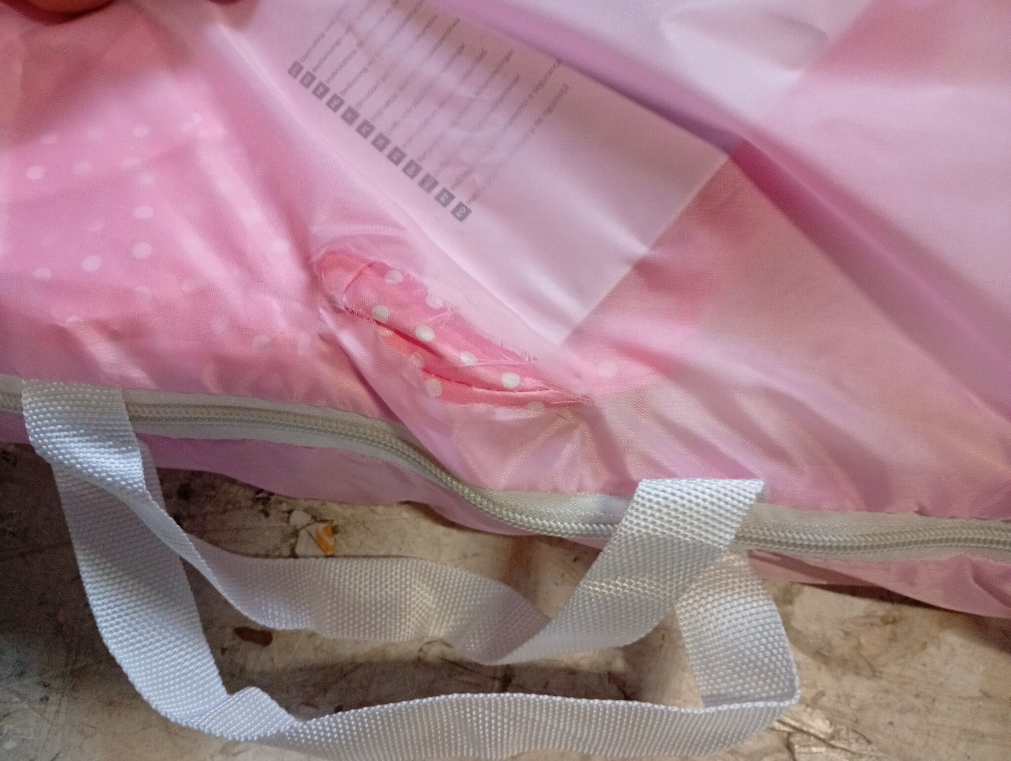 vidaXL Prinsessen Speeltent Roze - 60% Korting! Nu met Lichte Kras