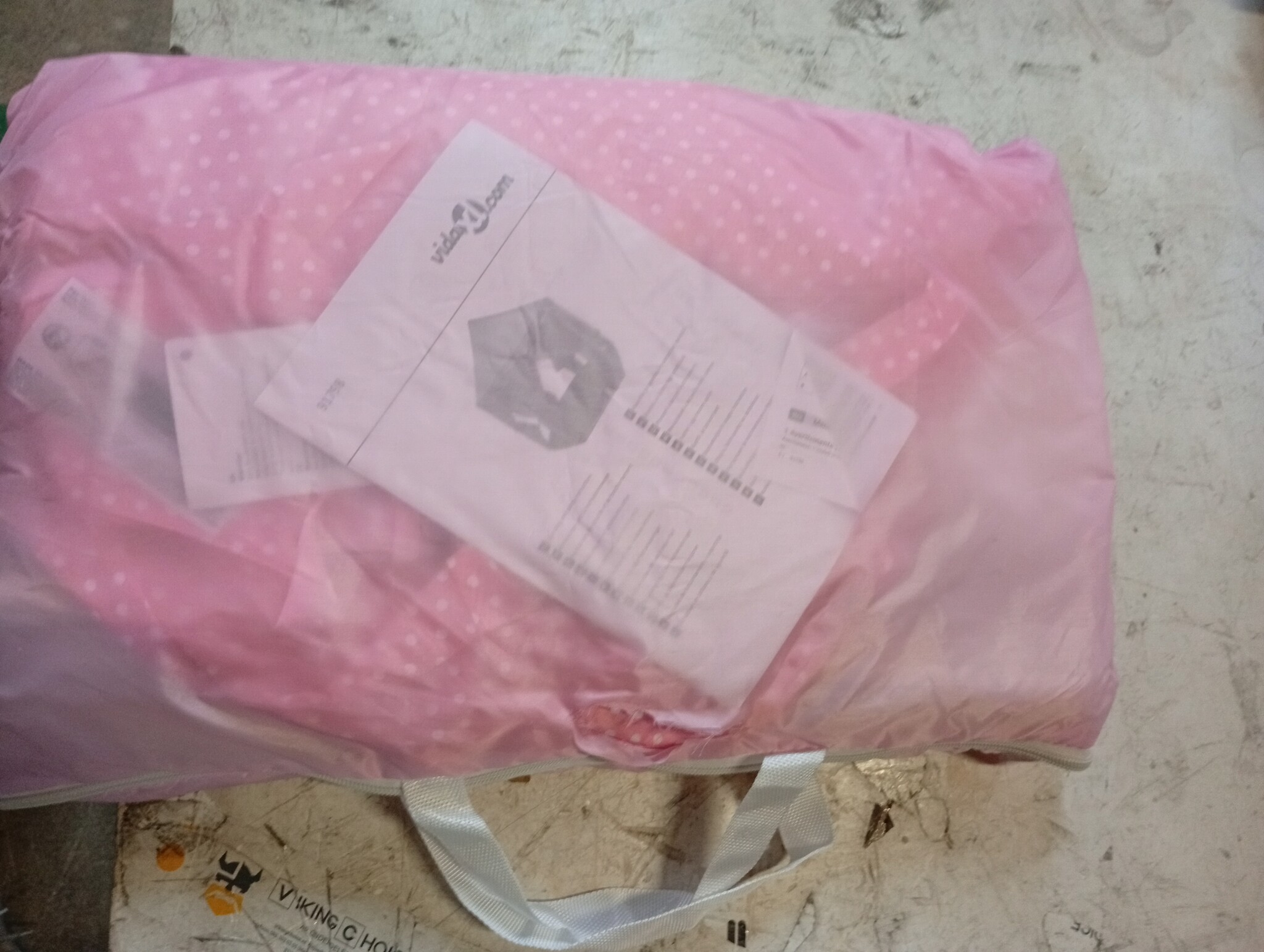 vidaXL Prinsessen Speeltent Roze - 60% Korting! Nu met Lichte Kras