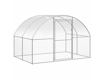 VidaXL Kippenren 3x2x2m - Gegalvaniseerd Staal - Nu 35% Korting!