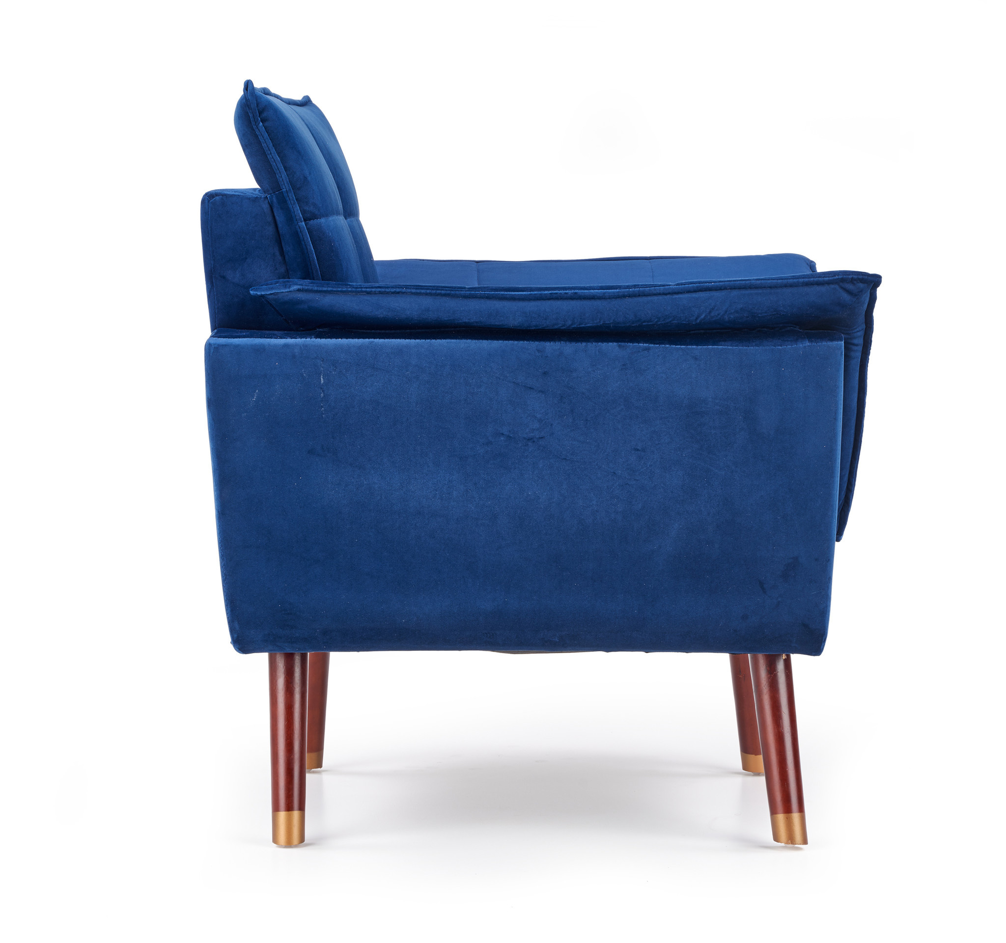 REZZO Fauteuil - Marine Stof - Modern Design - 65% Korting!