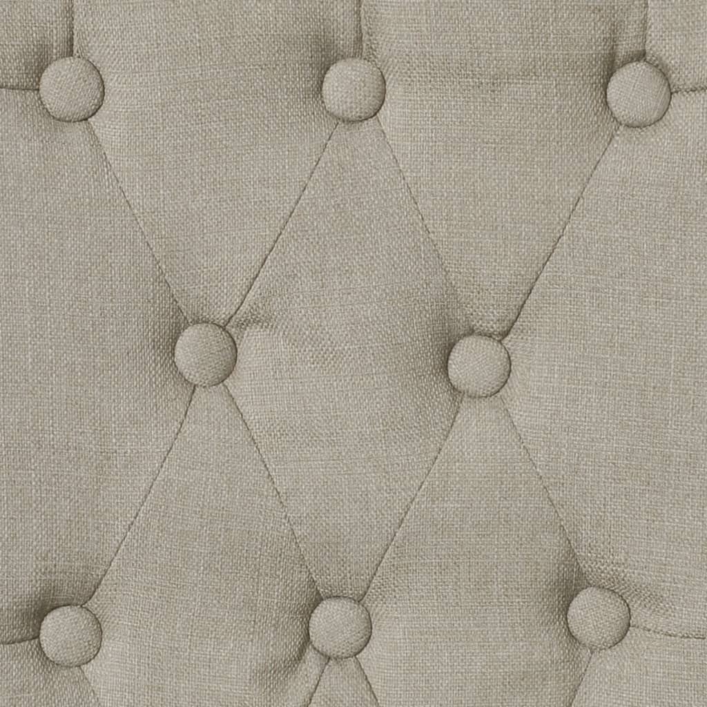 VidaXL Eetkamerstoelen Stof Camel - 2 Stuks - 87% Korting!