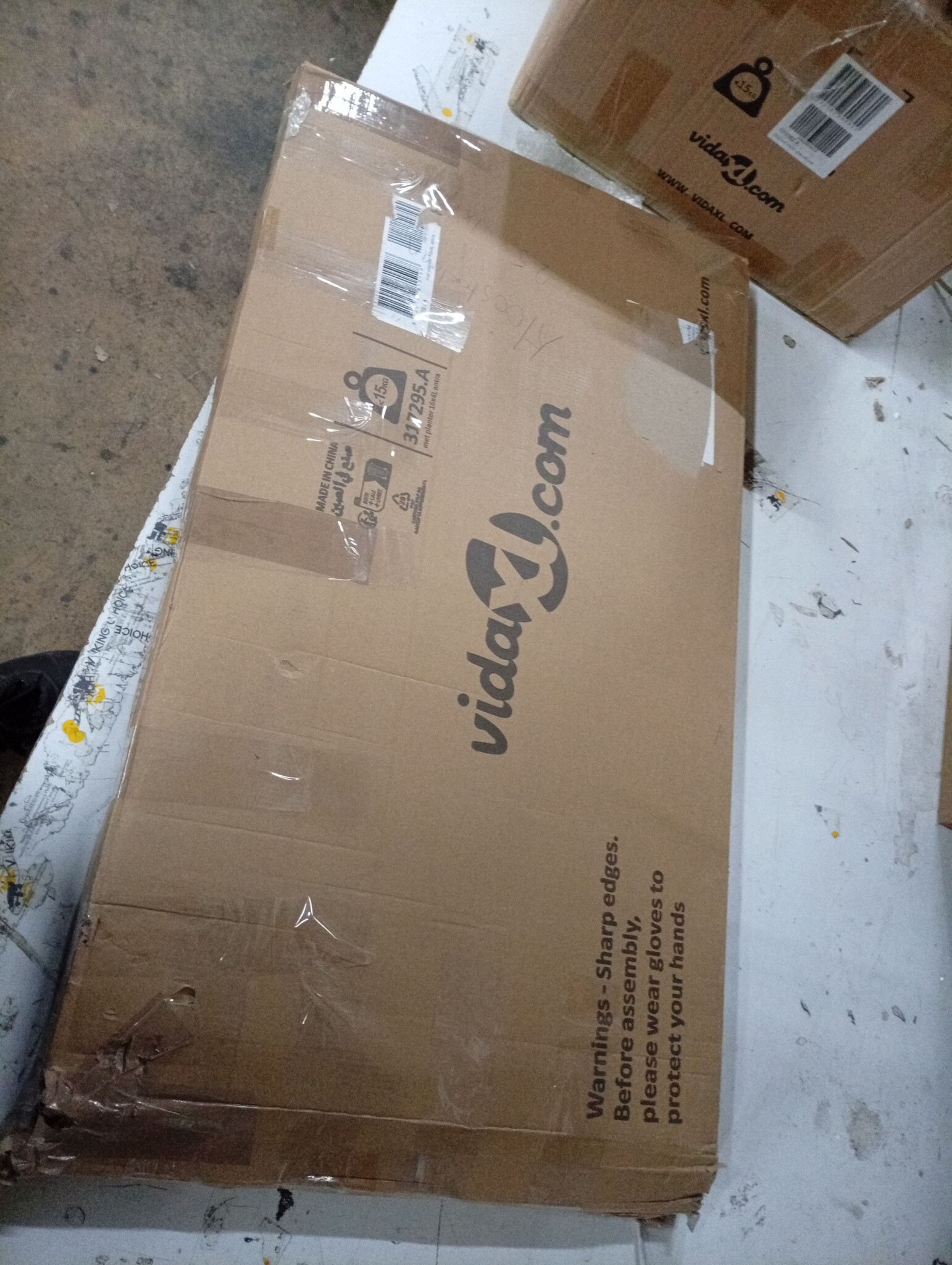 vidaXL Verhoogde Plantenbak 160x40x45cm Staal Antraciet - 60% Korting!