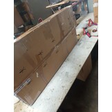 vidaXL Schrijftafel Eiken/Wit - 67% Korting | Lichte Krasjes!