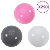 VidaXL Speelballen 250 st meerkleurig - 75% Korting! Nieuwstaat!