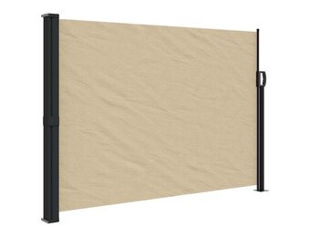 vidaXL Uittrekbaar Windscherm 140x500cm Beige - 60% Korting!